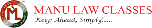 Manu Law Classes Black Logo