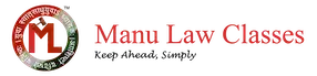 Manu Law Classes Black Logo